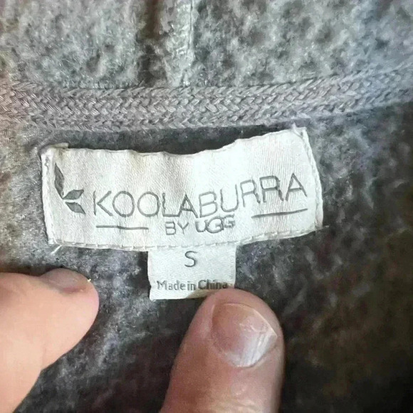 UGG Koolaburra Sweater Womens Small Fleece  Sherpa 1/4 Zip Pockets Ladies - Picture 3 of 4
